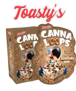 Toasty’s Canna Loops – Cookie Dough Cheesecake Bar
