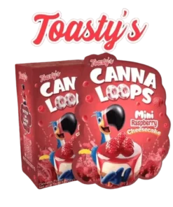 Taosty’s Canna Loops – Mini Raspberry Cheesecake
