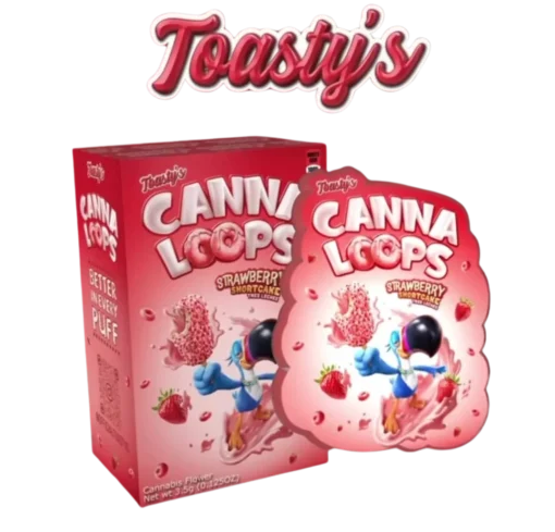 Toasty’s Canna Loops – Strawberry Shortcake Tres Leches