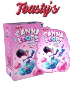 Toasty’s Canna Loops – Cotton Candy Push Pop Toasty’s